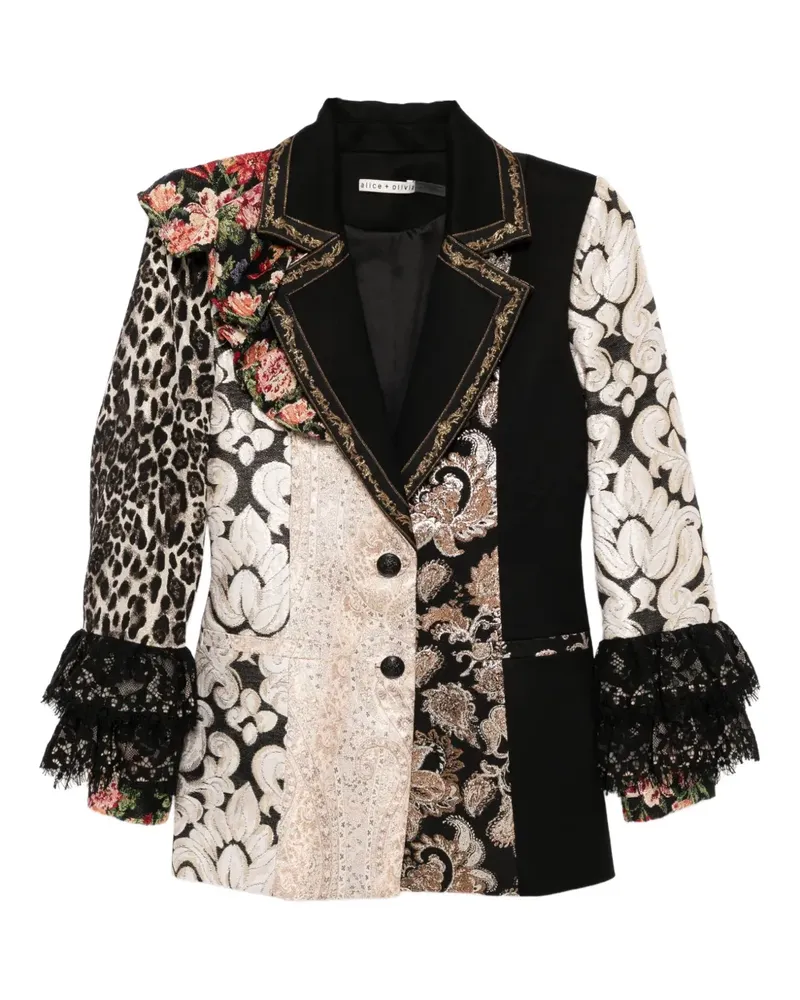 Alice + Olivia Faie Blazer - Schwarz Schwarz