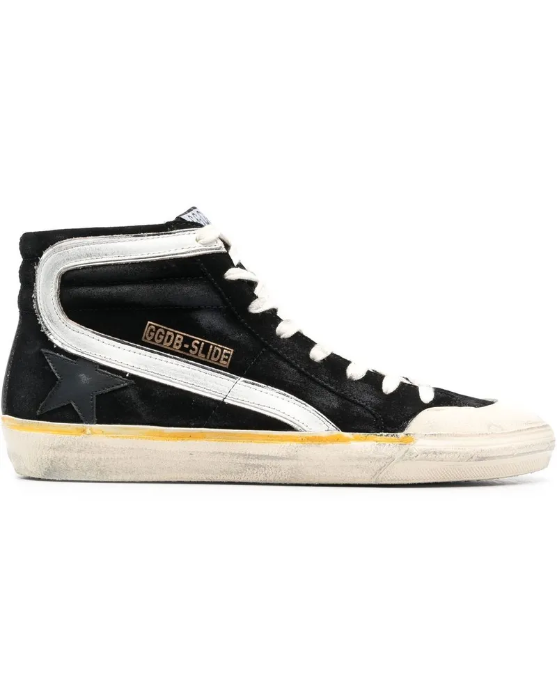 Golden Goose Slide Penstar High-Top-Sneakers - Schwarz Schwarz