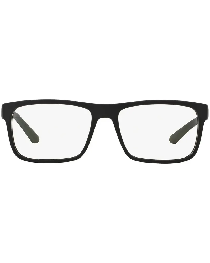 Giorgio Armani Brille mit eckigem Gestell - Schwarz Schwarz