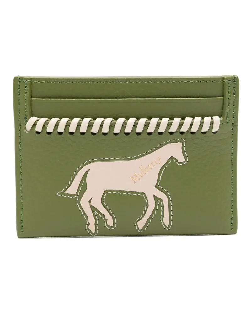 Mulberry horse leather credit card - Grün Grün