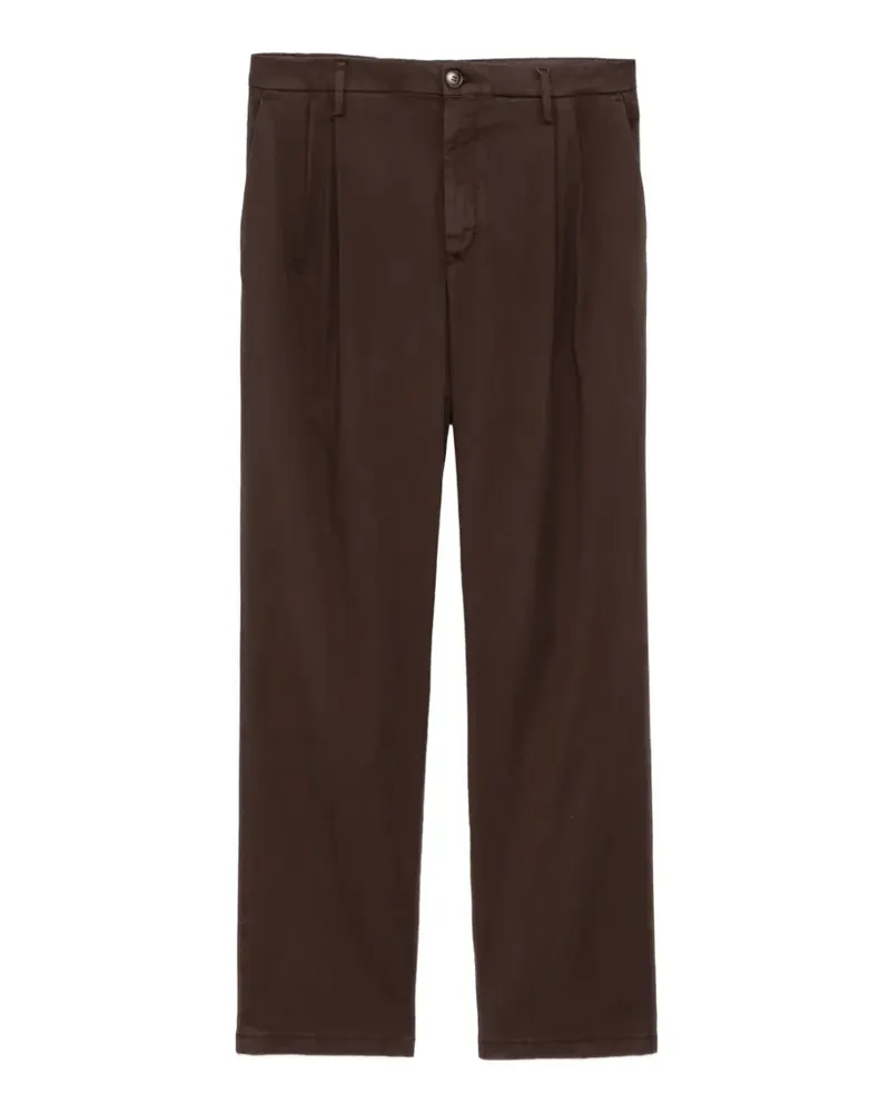 Canali Hose mit geradem Bein - Braun Braun