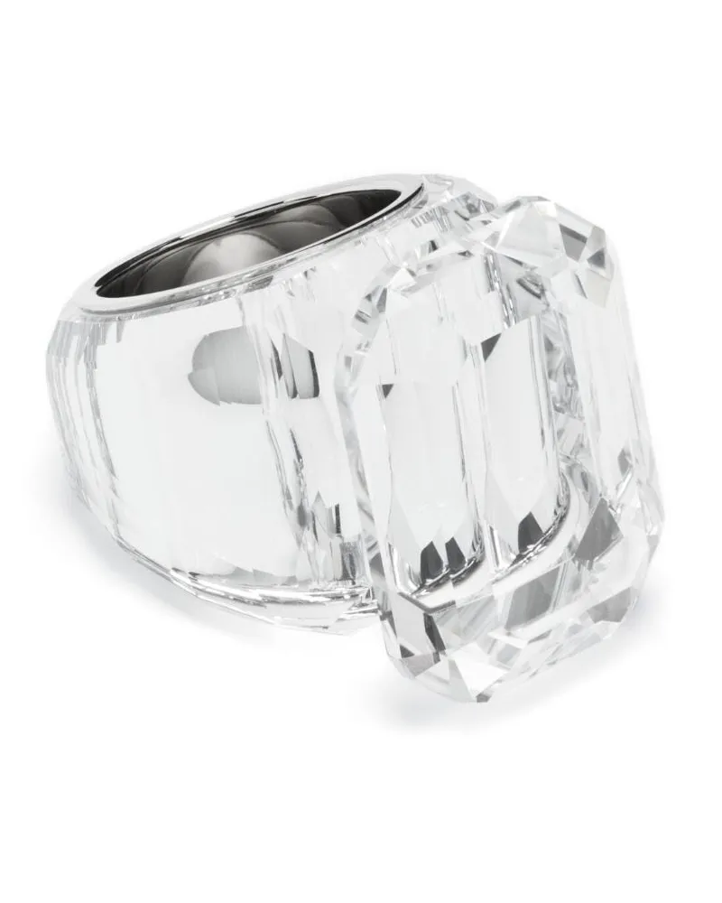 Swarovski Ring aus Sterlingsilber mit Kristallen - Weiß Weiß