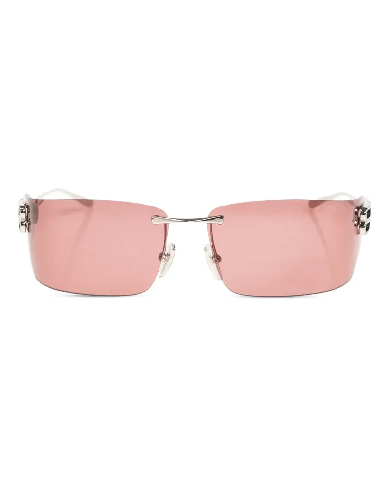 Balenciaga Rahmenlose Sonnenbrille - Silber Silber
