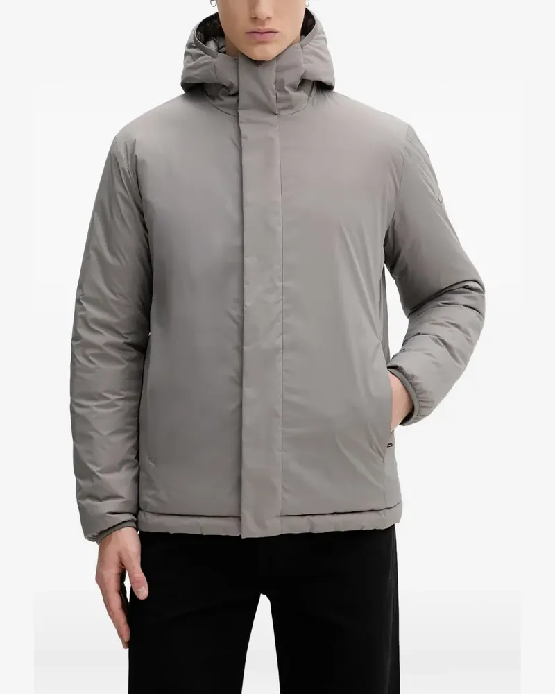 Marc O'Polo hooded quilted jacket - Grau Grau