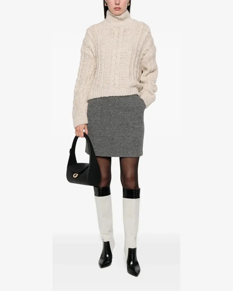 Marc O'Polo cotton mini Skirt - Grau Grau