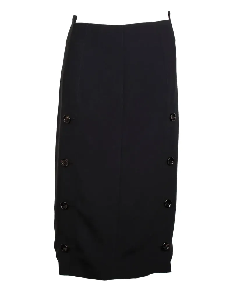 Joseph buttoned midi skirt - Schwarz Schwarz