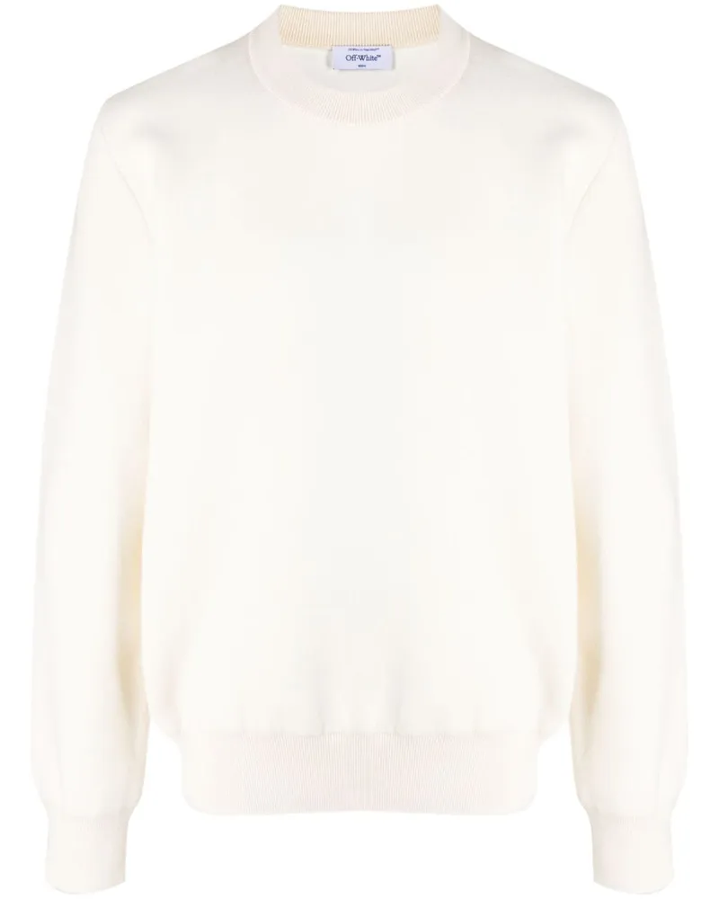 OFF-WHITE Sweatshirt mit 3D-Pfeilen Nude