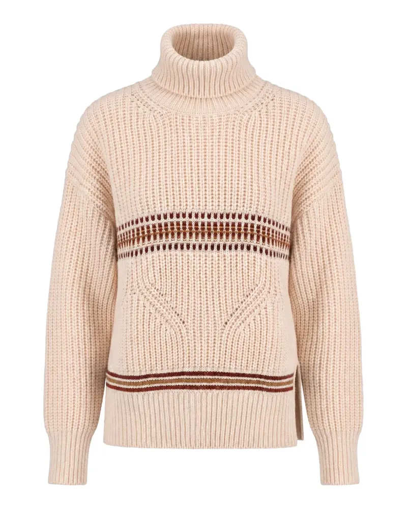 Kristina Ti Grob gestrickter Rollkragenpullover - Nude Nude