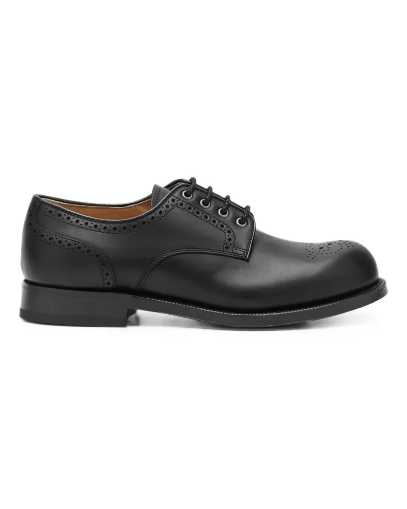 Church's brogue-detail calf leather Derby shoes - Schwarz Schwarz