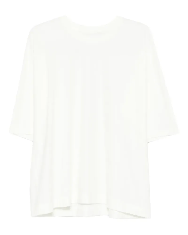 Issey Miyake Klassisches T-Shirt - Weiß Weiß