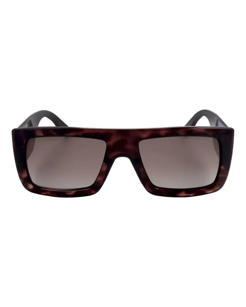 Marc Jacobs The Sunglasses tortoiseshell-effect square-frame sunglasses - Braun Braun