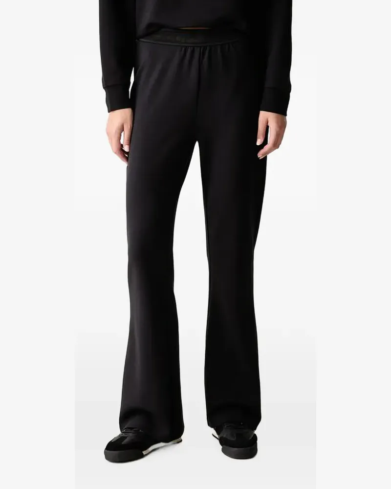 JOOP! logo-waistband flared trousers - Schwarz Schwarz
