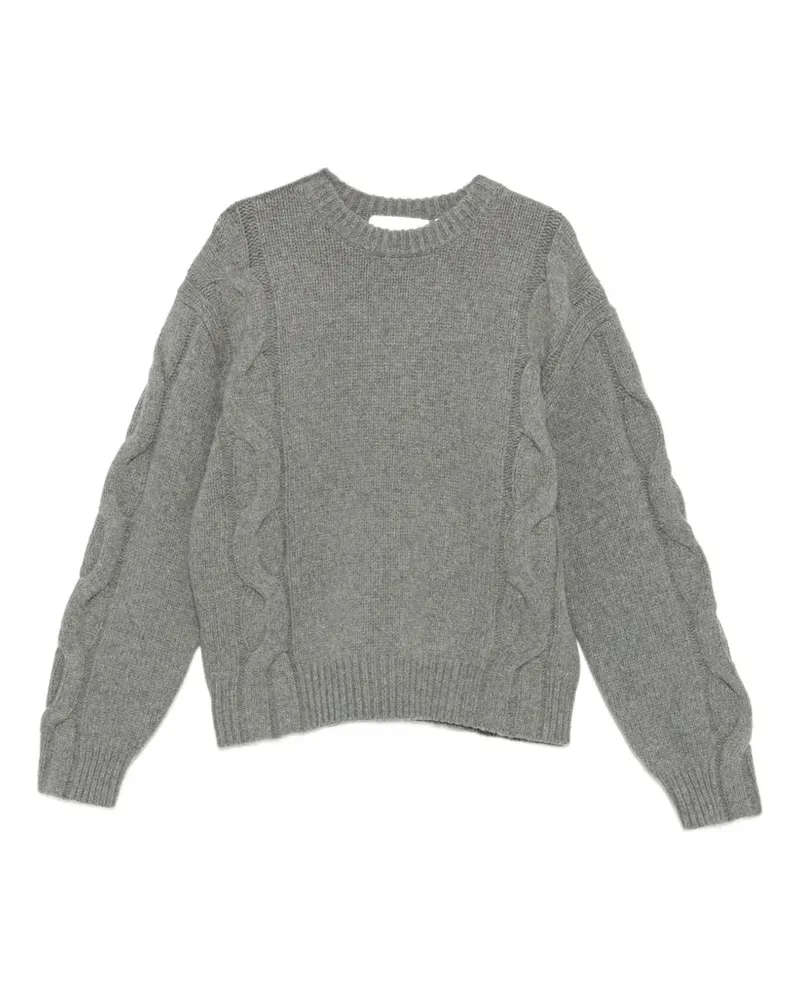 Axel Arigato Beam Pullover mit Zopfmuster - Grau Grau