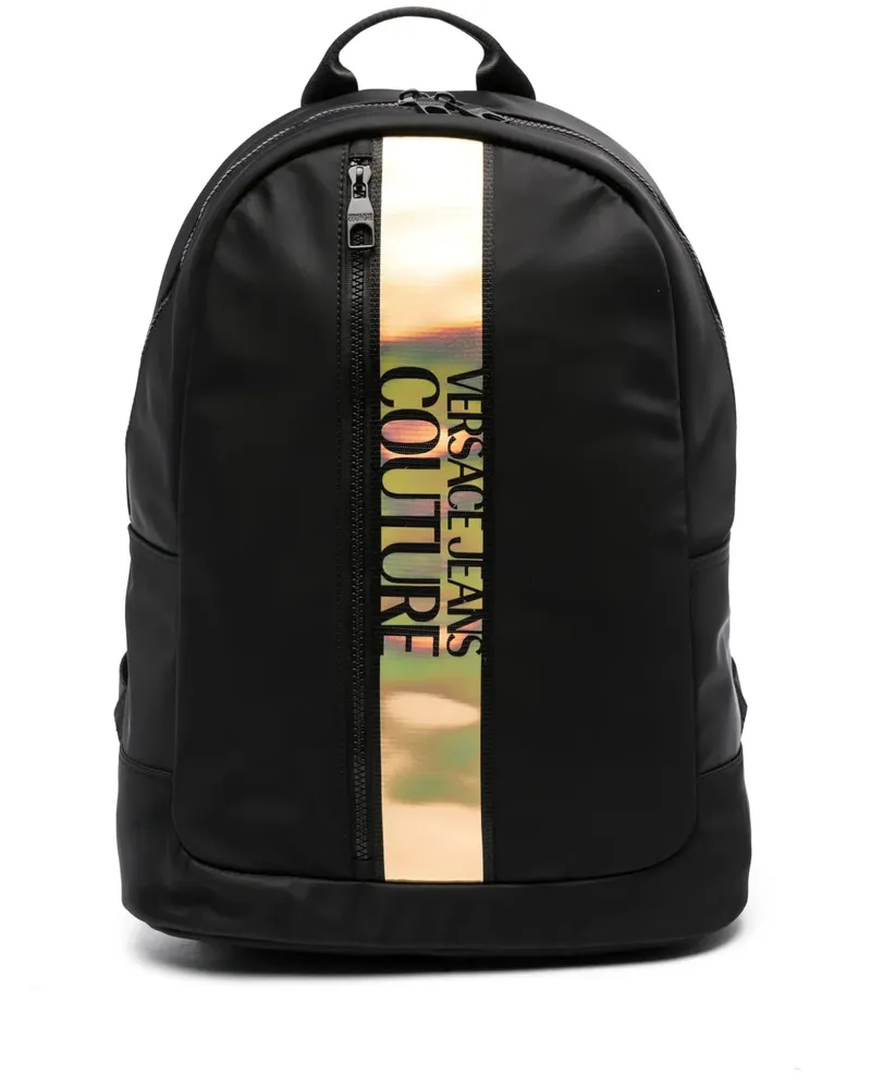 Versace Jeans Rucksack mit Laptopfach - Schwarz Schwarz