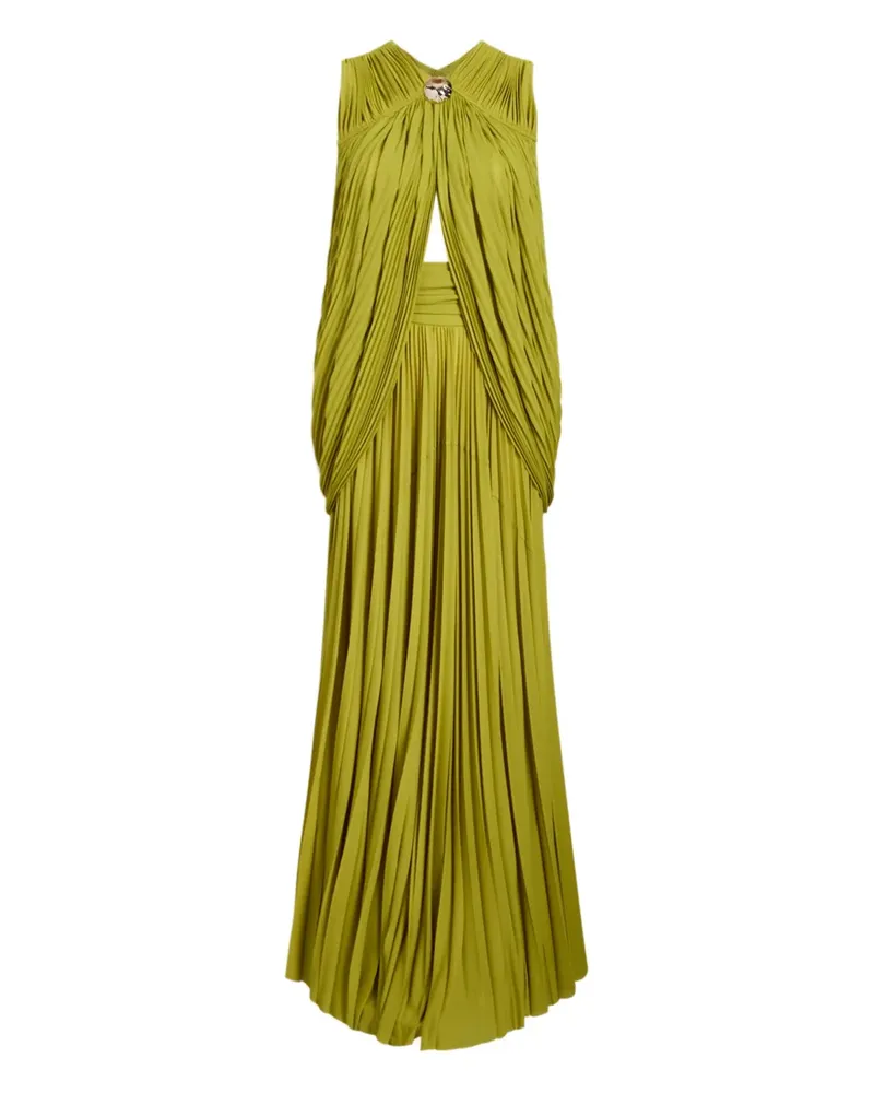 Proenza Schouler Drapiertes Maxikleid - Grün Grün