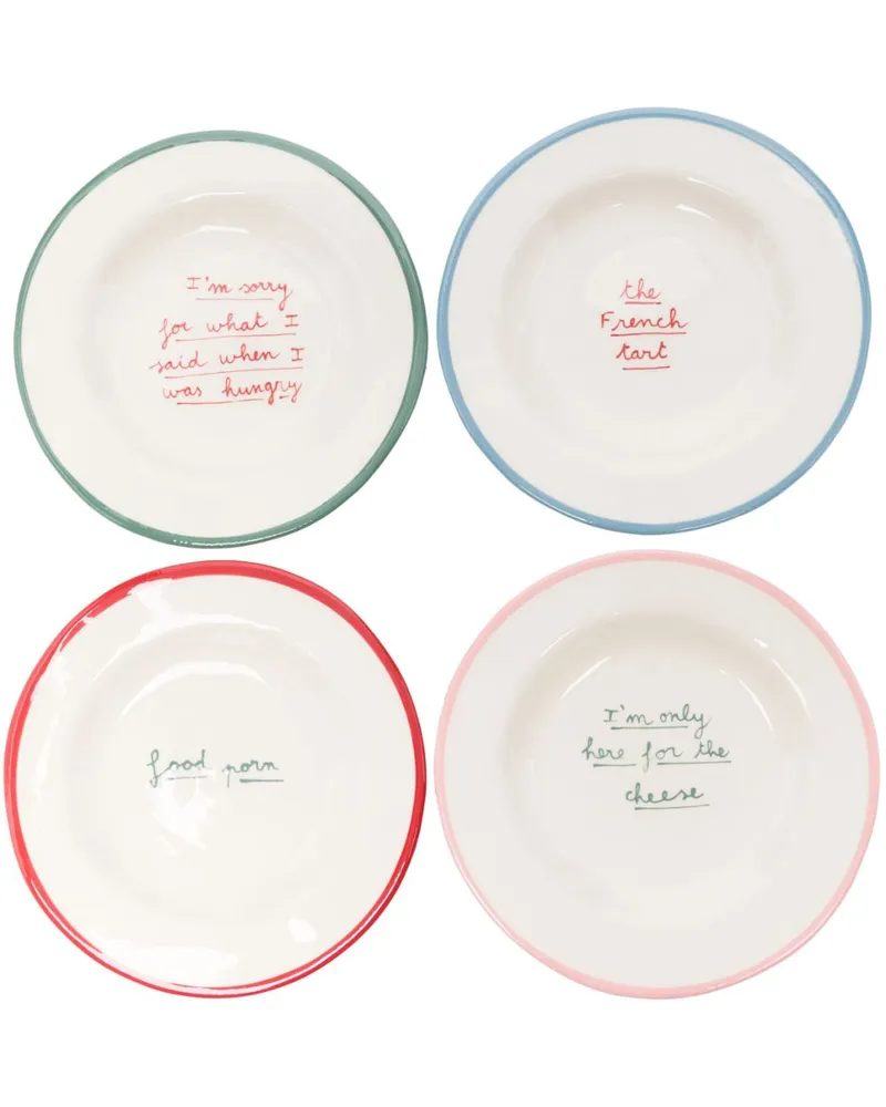 Laetitia Rouget x Browns Foodie Dessertteller (4er-Set) - Mehrfarbig Mehrfarbig