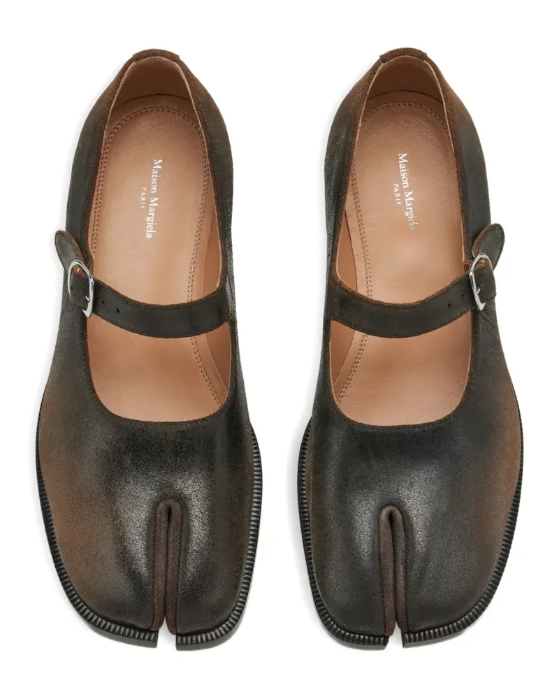 Maison Margiela Tabi Mary Janes mit Schnalle - Braun Braun