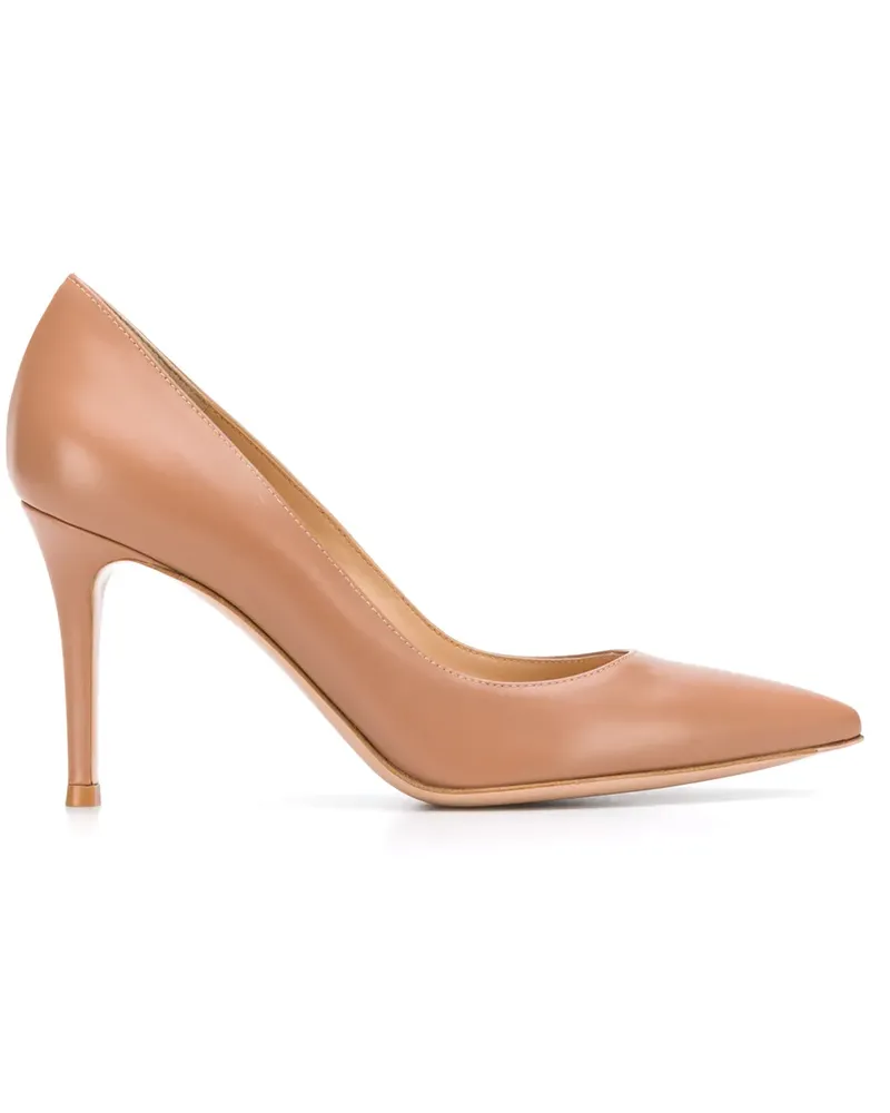 Gianvito Rossi Pumps mit spitzer Kappe - Nude Nude