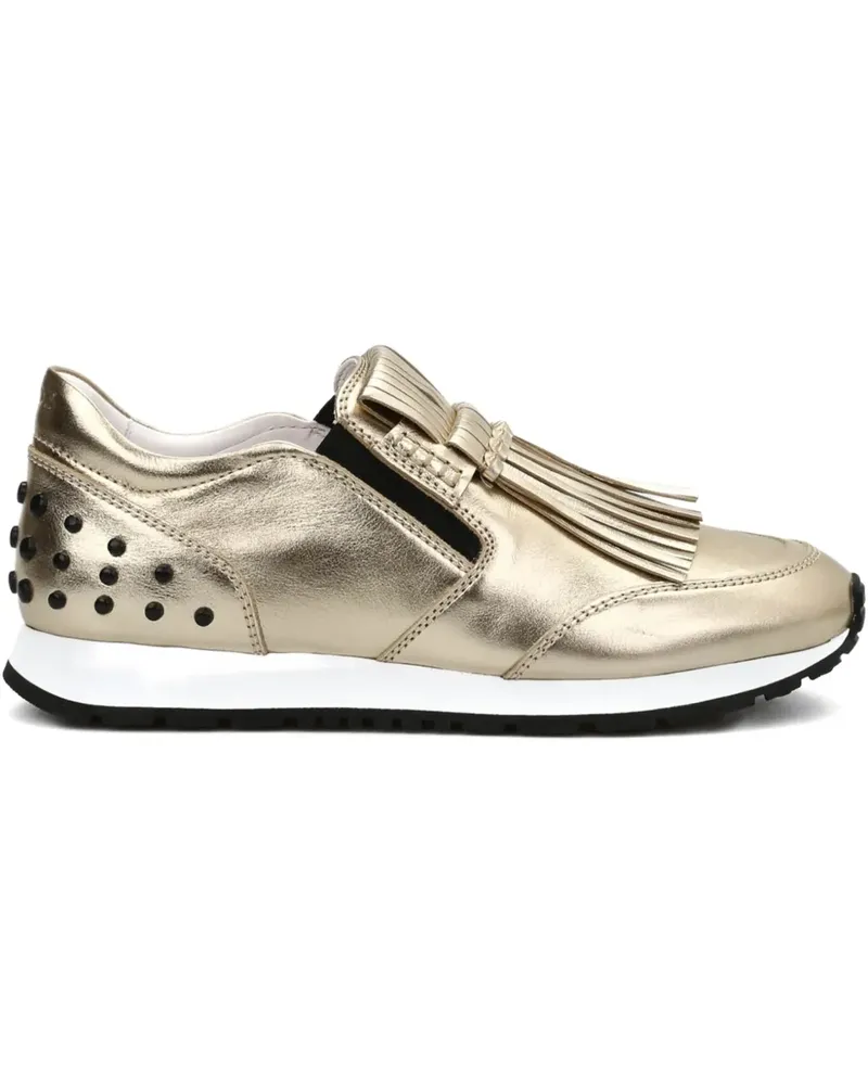 TOD'S Sneakers mit Fransen - Gold Gold