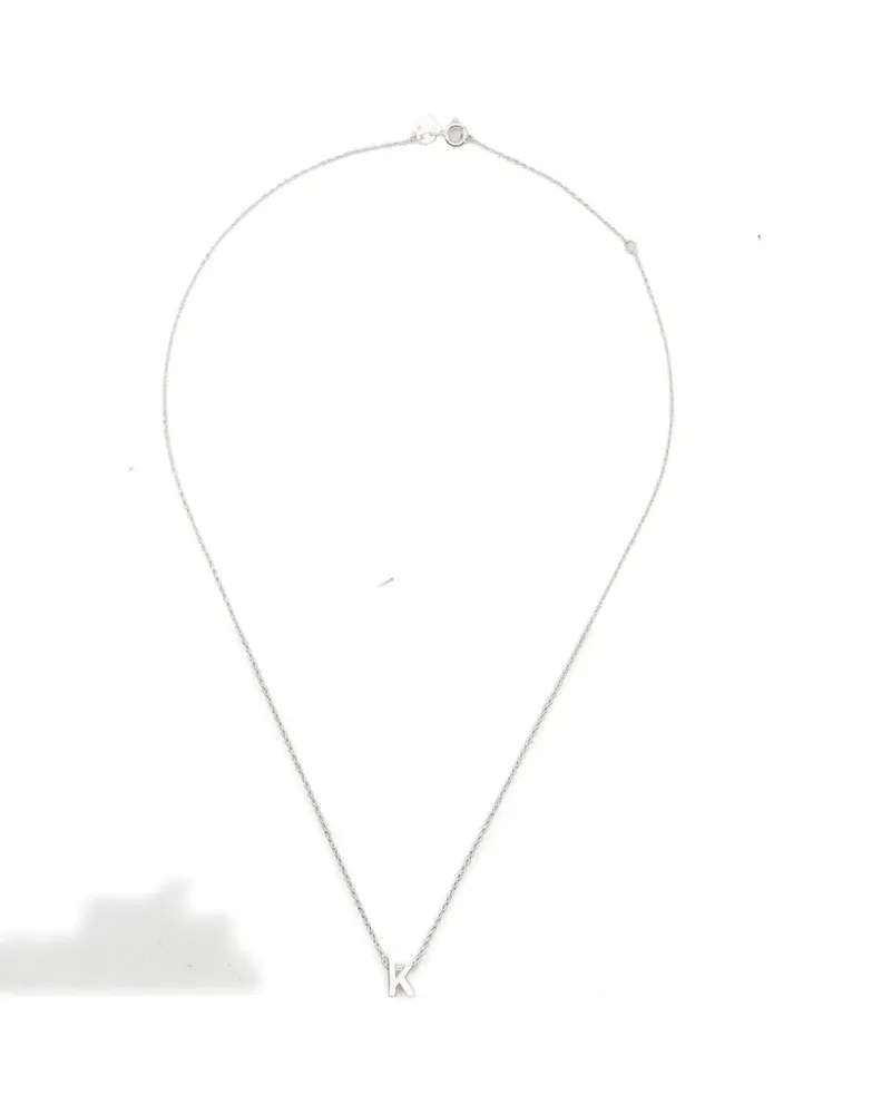 Le Gramme alphabet necklace - Silber Silber