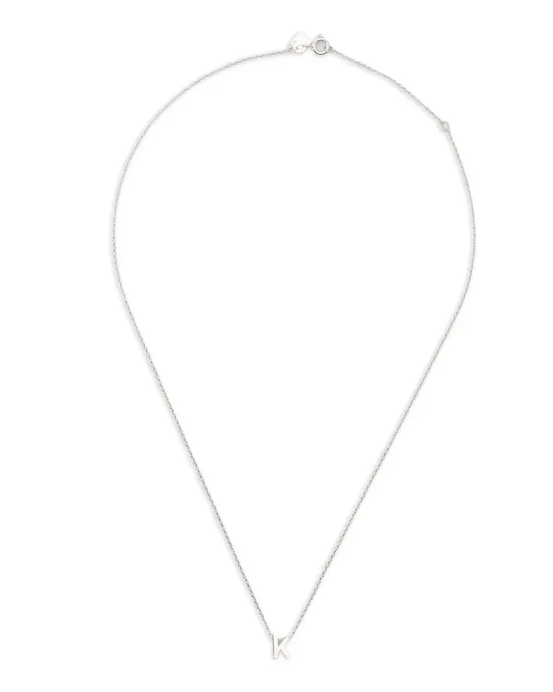 Le Gramme alphabet necklace - Silber Silber