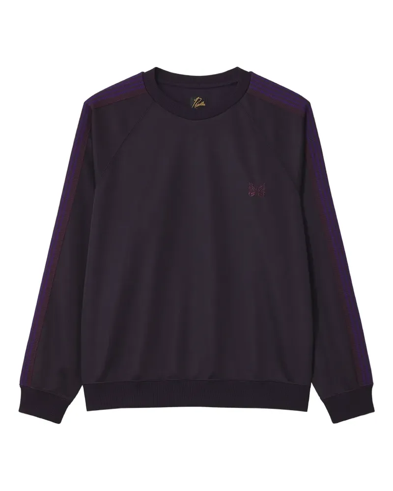 NEEDLES side-stripe raglan-sleeve sweatshirt - Violett Violett