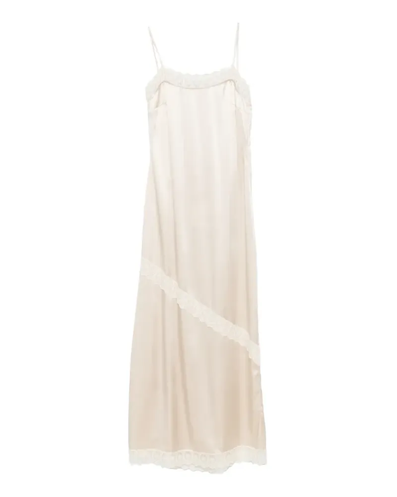 The Garment Cata Maxikleid mit Spitzenbesatz - Nude Nude