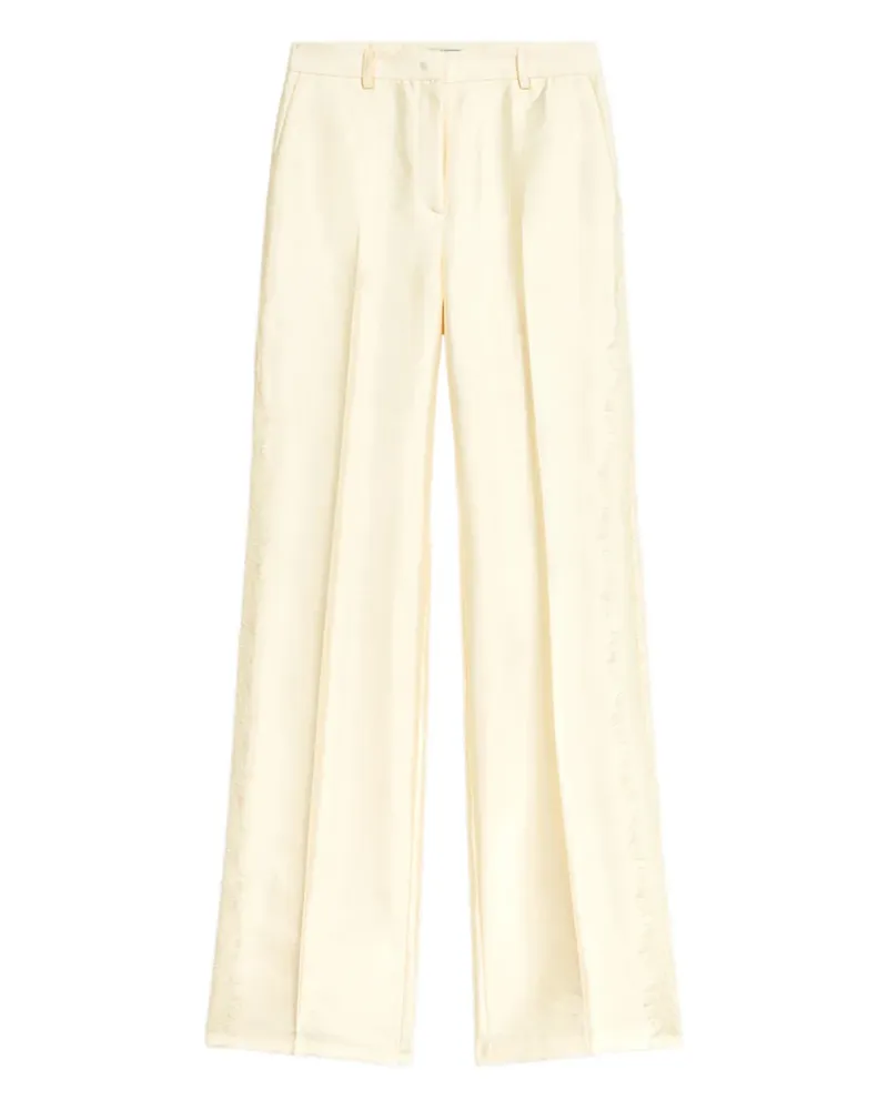 Blumarine wide-leg trousers - Nude Nude