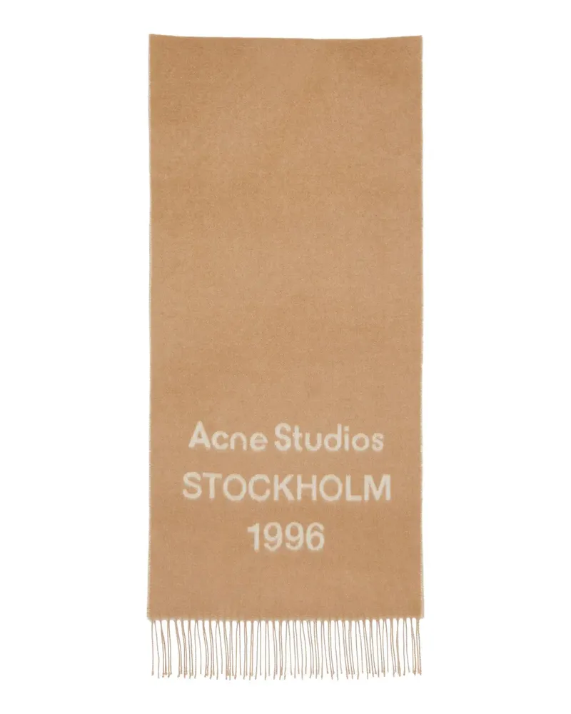 Acne Studios fringed scarf - Braun Braun