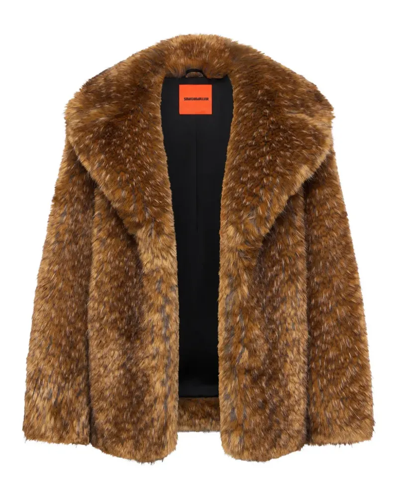 Simon Miller Knox faux-fur coat - Braun Braun