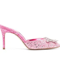 Sophia Webster Glitter Margaux Mules 85mm Rosa