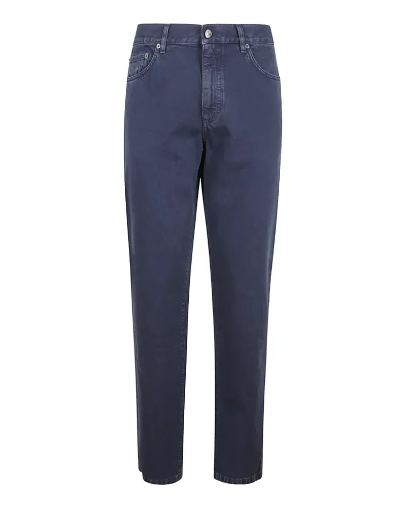 Ermenegildo Zegna logo patch jeans - Blau Blau