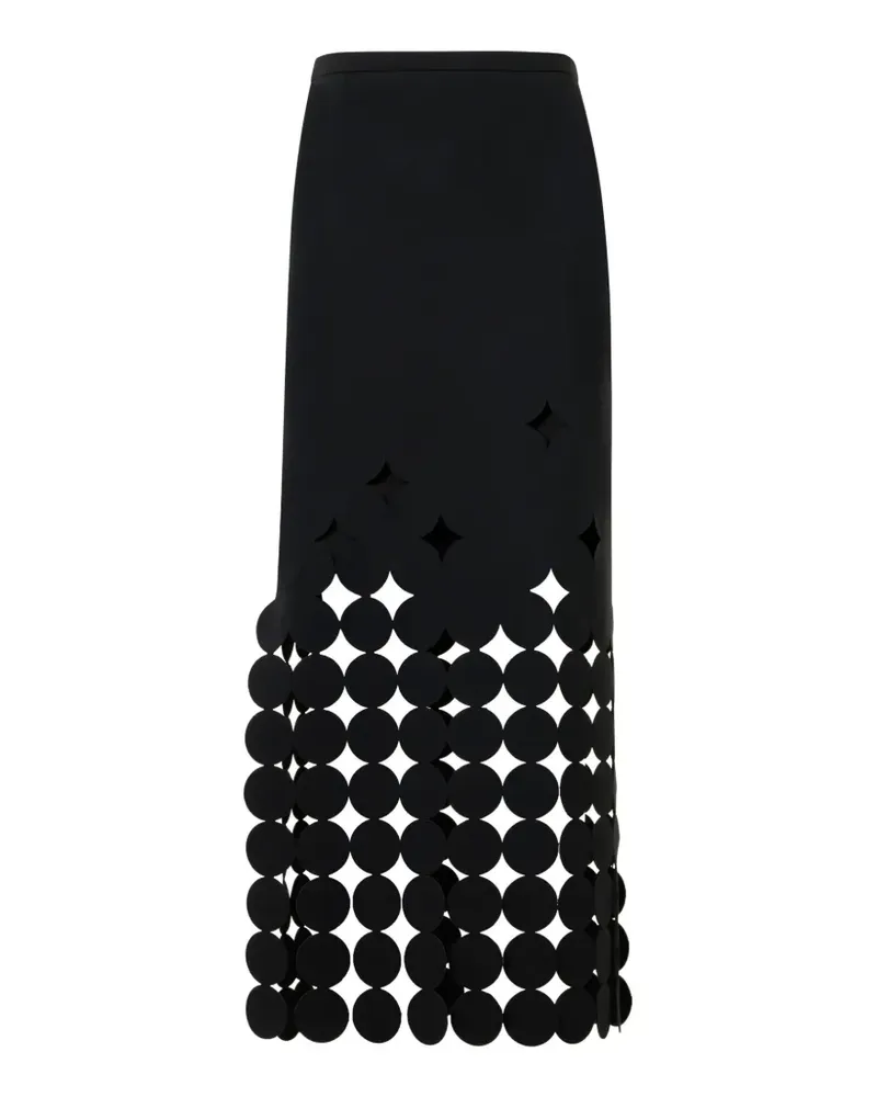 Akris Dropping Dot cut-out skirt - Schwarz Schwarz