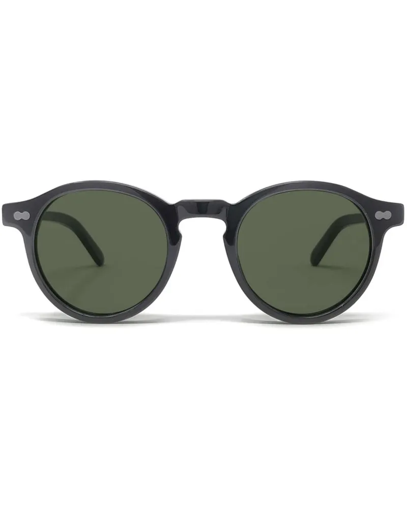 MOSCOT Runde Sonnenbrille - Schwarz Schwarz