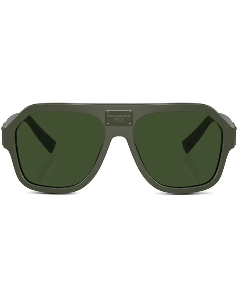 Dolce & Gabbana Getönte Pilotenbrille - Grün Grün