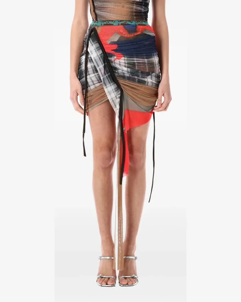 OTTOLINGER Surf Minirock aus Mesh - Blau Blau