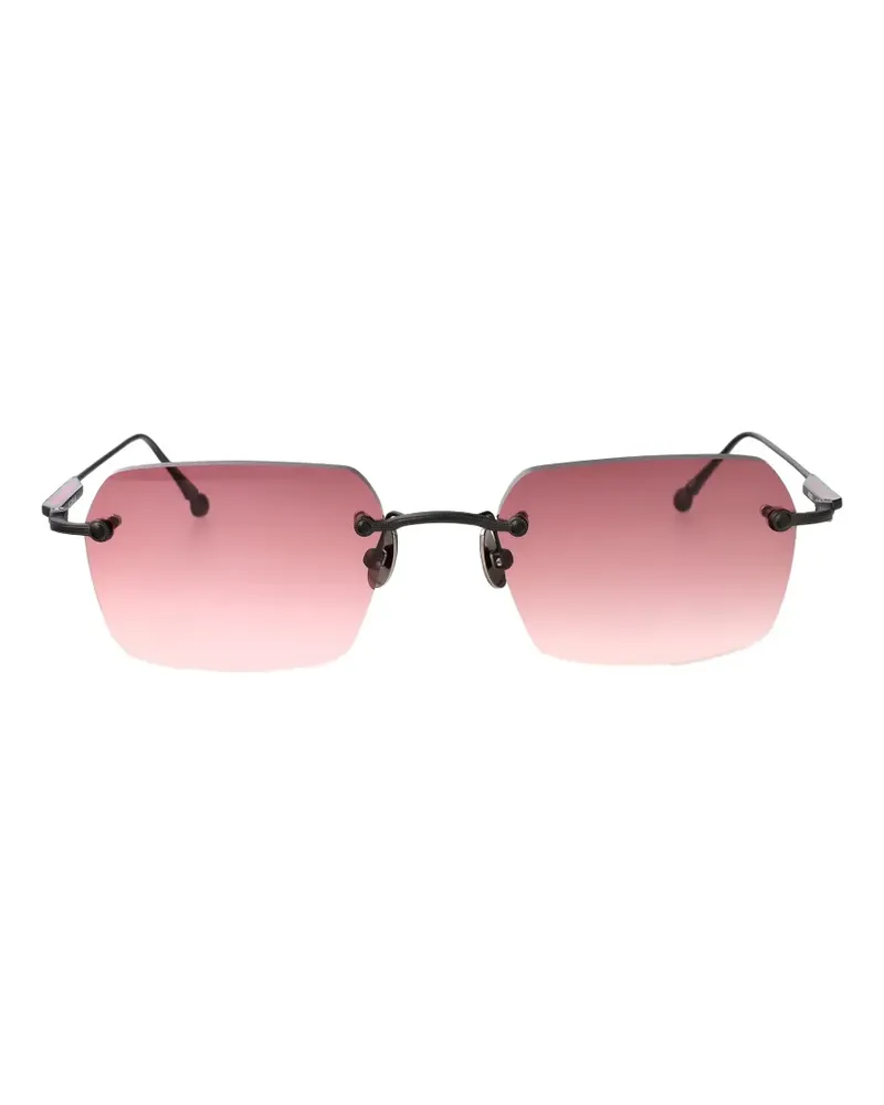 MATSUDA Eckige M5008 Sonnenbrille - Rot Rot