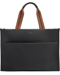 Ermenegildo Zegna Handtasche aus Hirschleder Schwarz