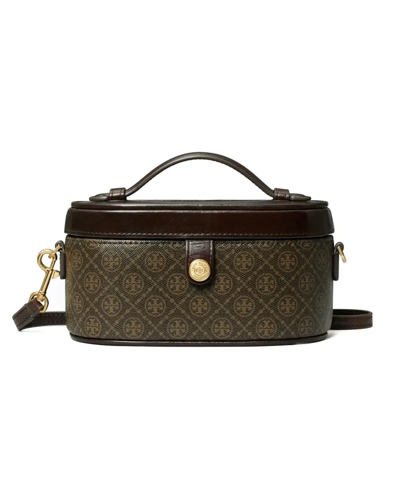 Tory Burch T Monogram Umhängetasche - Braun Braun