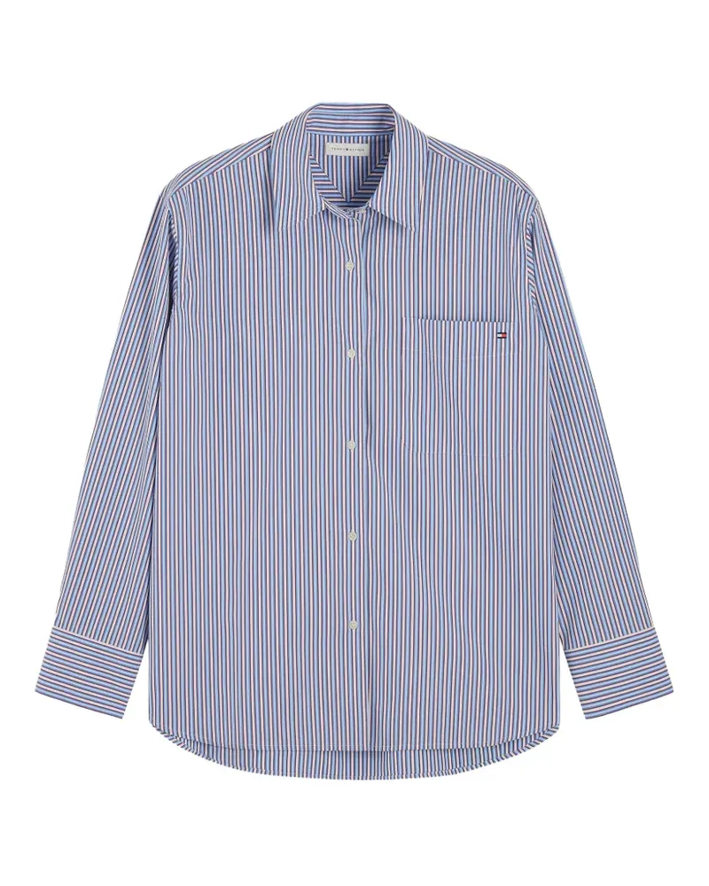 Tommy Hilfiger vertical-stripe shirt - Blau Blau