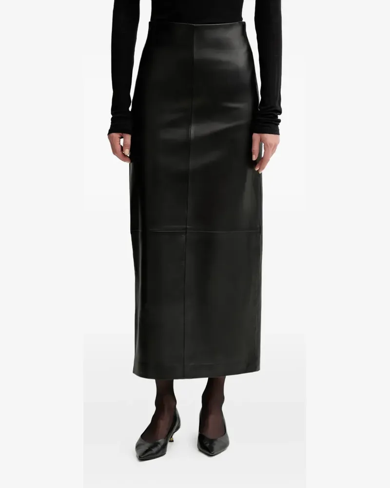 Liviana Conti Chelsie Maxirock mit Schlitz - Schwarz Schwarz