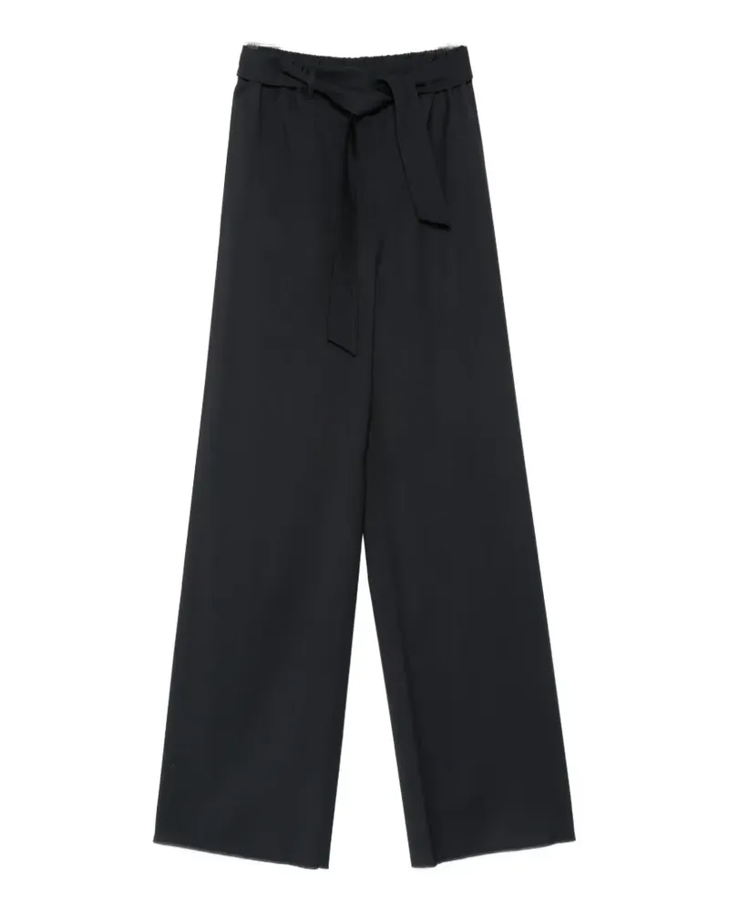 Max Mara Mxmeditto belted trousers - Blau Blau