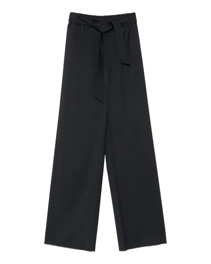 Max Mara Mxmeditto belted trousers - Blau Blau