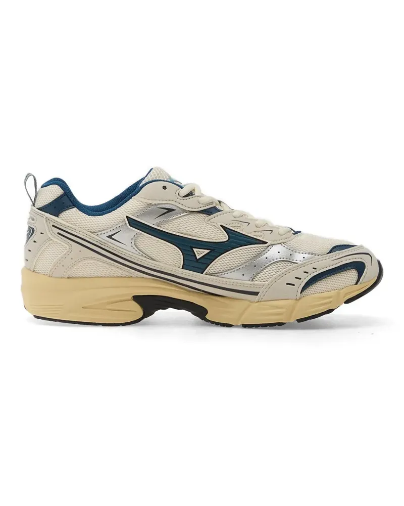 Mizuno Mxr metallic-effect sneakers - Nude Nude