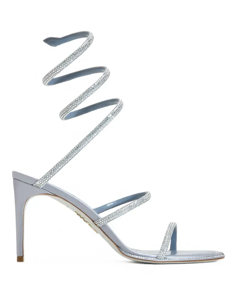 René Caovilla Cleo Sandalen mit Kristallen - Blau Blau