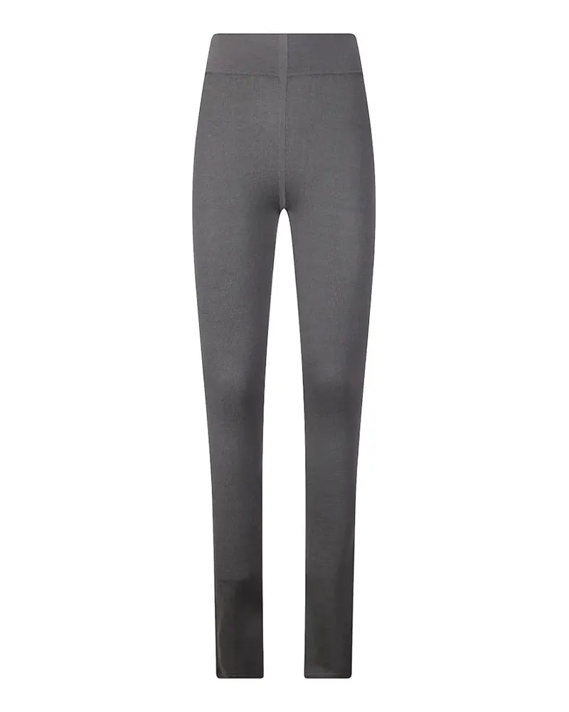 Rick Owens high-waisted wool leggings - Grau Grau