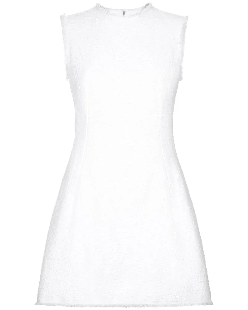 Dolce & Gabbana Ärmelloses Minikleid - Weiß Weiß