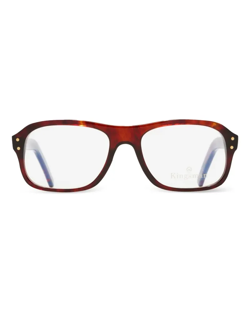 Cutler and Gross 0847 oval-frame glasses - Braun Braun