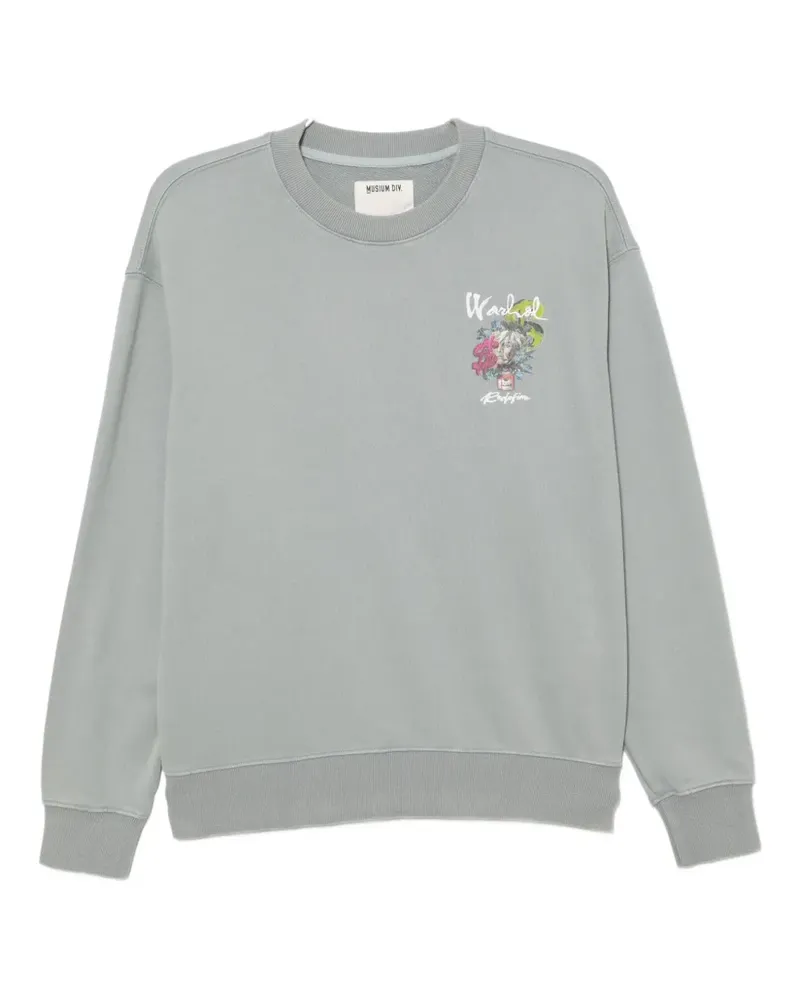 Musium Div. Sweatshirt mit grafischem Print - Grün Grün