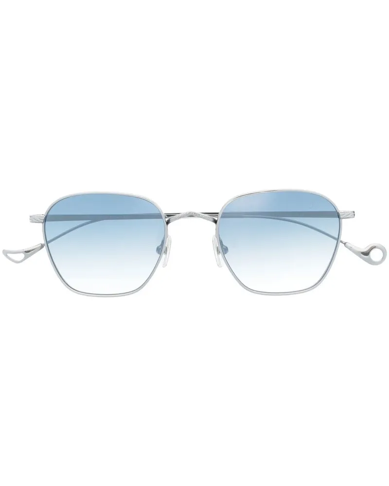 Eyepetizer Sonnenbrille mit eckigem Gestell - Silber Silber